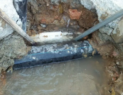 汝南测漏水之水管漏水